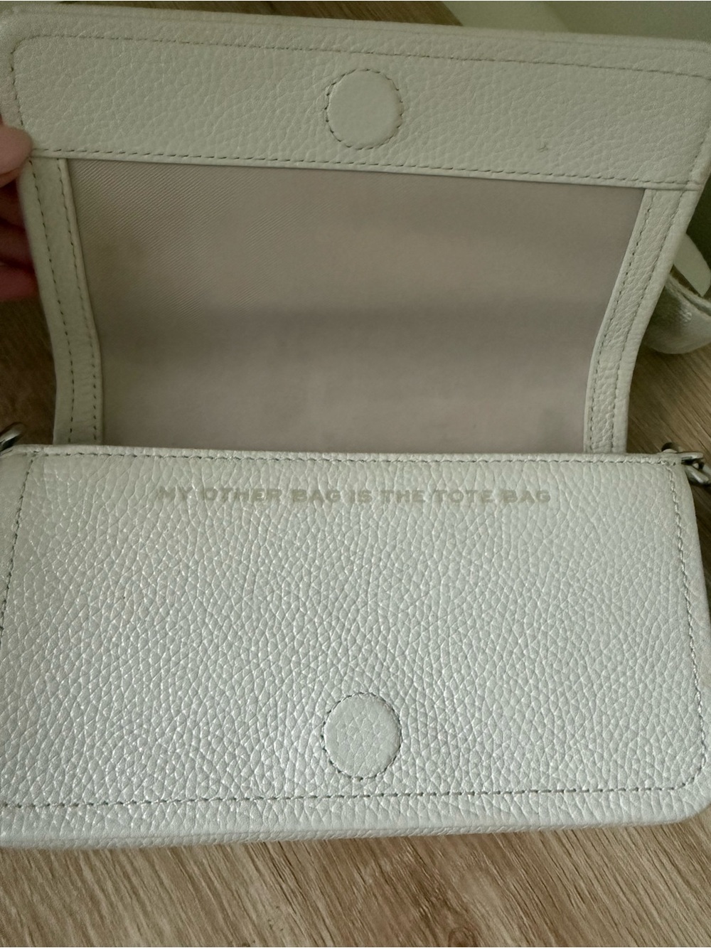 Marc Jacobs Mini Crossbody Bag in Cream White - Picture 13 of 16